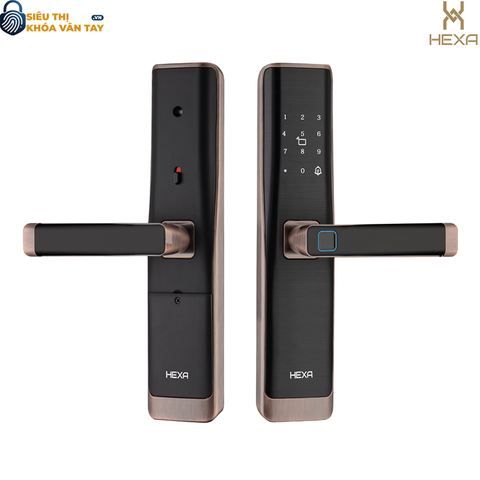 Khóa vân tay cửa gỗ Hexa L100