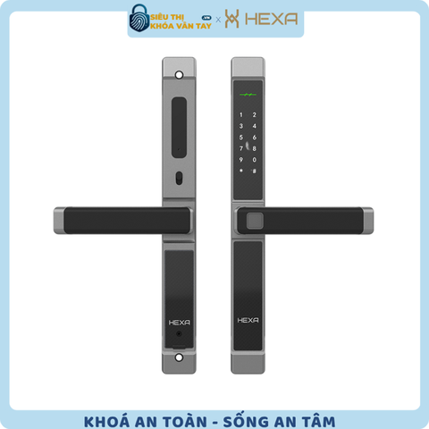 Khóa vân tay cửa nhôm Hexa A100