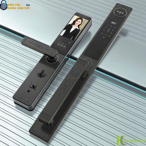 Khóa vân tay Kassler cửa gỗ KL-968 CNC Black