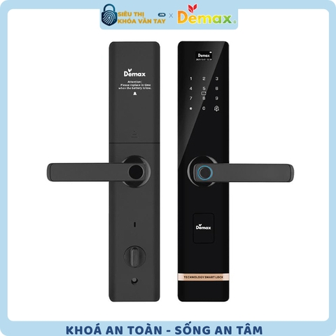 Khoá Vân Tay Cửa Gỗ Demax EL-C619 BN