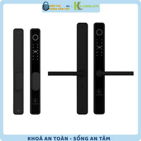 Khóa vân tay Kassler cửa nhôm KL-599IB
