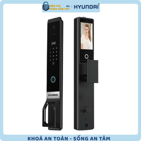 Khóa vân tay Hyundai cửa gỗ HY-SLA913F BLACK