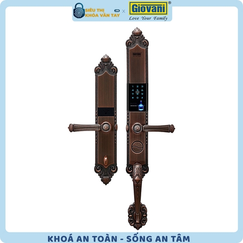 Khóa thông minh cổ điển Giovani GSL-A165 màu đồng