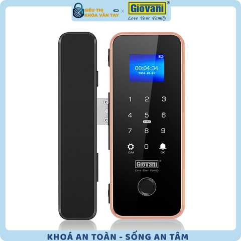 Khóa thông minh cửa kính Giovani GSL-G1B