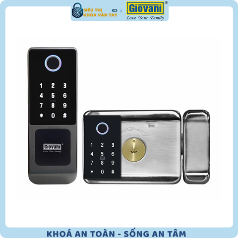 Khóa vân tay cửa cổng Giovani GSL-M1S