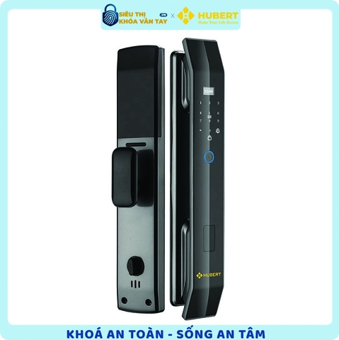 Khóa vân tay cửa gỗ Hubert CG25 BLACK