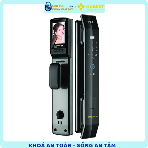 Khóa vân tay cửa gỗ Hubert CG25F BLACK