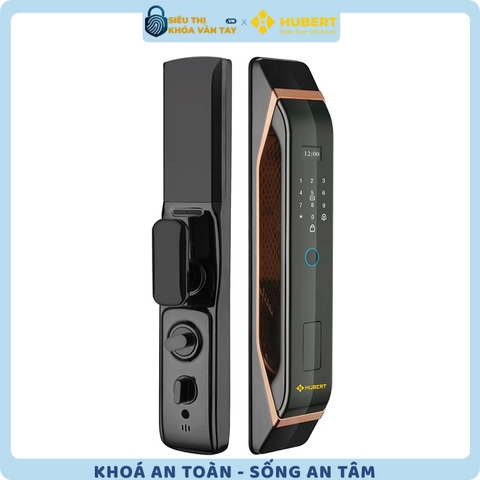 Khóa vân tay cửa gỗ Hubert CG68 COPPER