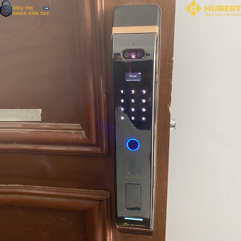 Khóa vân tay cửa gỗ Hubert CG68VF COPPER