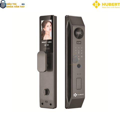Khóa vân tay cửa gỗ Hubert CG80F