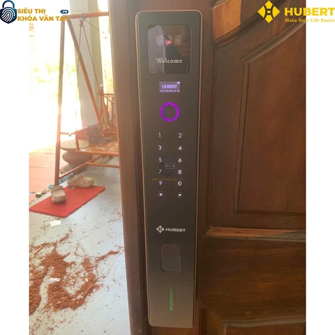 Khóa vân tay cửa gỗ Hubert CG82VF