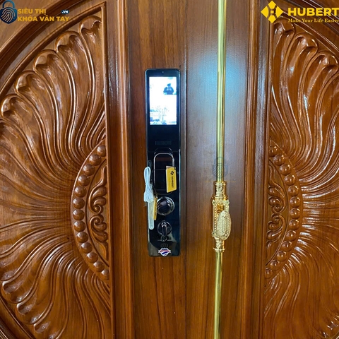 Khóa vân tay cửa gỗ Hubert CG85VF