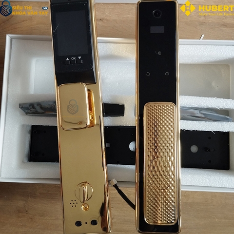 Khóa vân tay cửa gỗ Hubert CG99 GOLD 24K