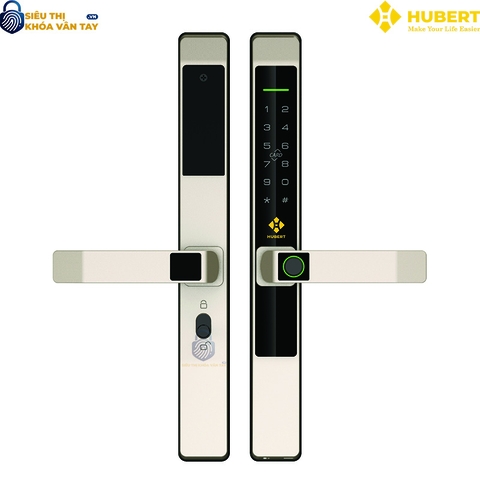 Khóa vân tay cửa nhôm Hubert CN39