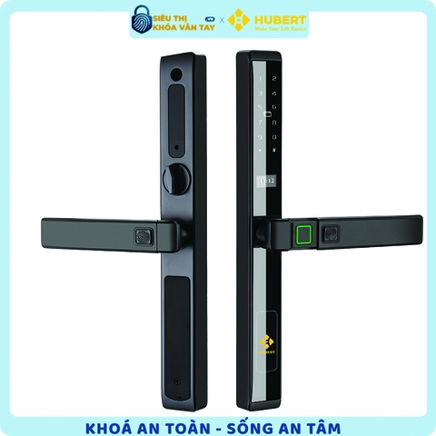 Khóa vân tay cửa nhôm Hubert CN77