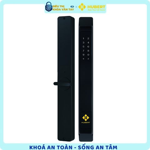 Khóa vân tay cửa nhôm Hubert CN79 BLACK