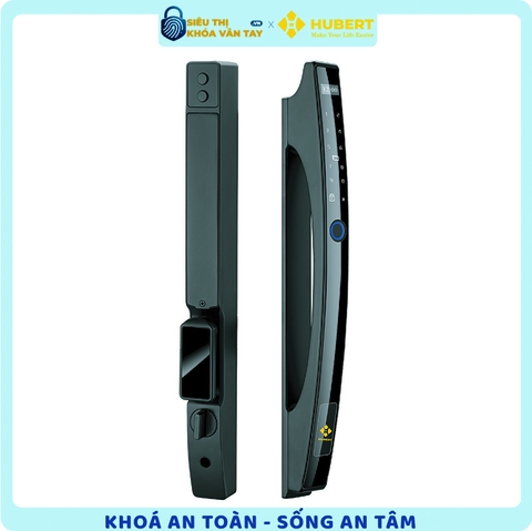 Khóa vân tay cửa nhôm Hubert CN86 BLACK