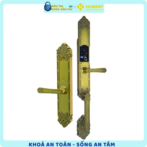 Khóa vân tay đại sảnh Hubert DS77 GREEN