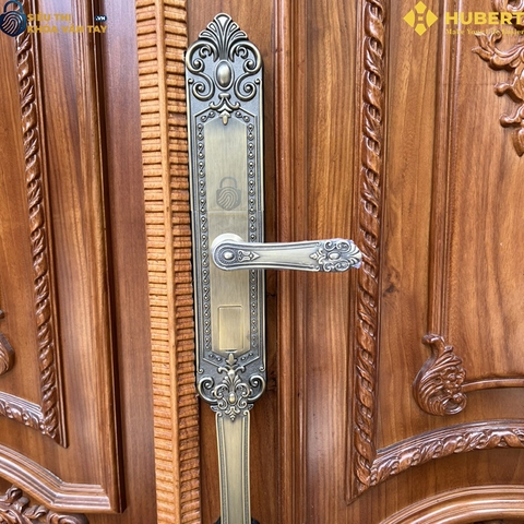 Khóa vân tay đại sảnh Hubert DS77 GREEN