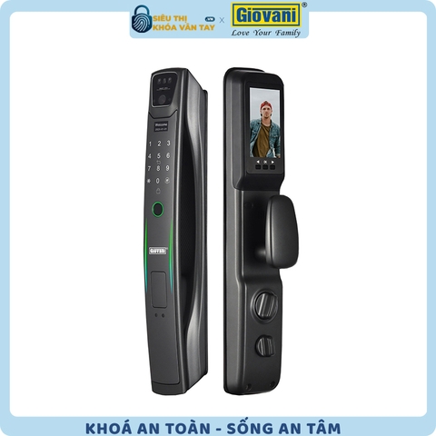 Khóa vân tay Giovani cửa gỗ GLS-G515G màu xám