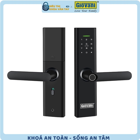 Khóa vân tay Giovani cửa gỗ GSL-K591B màu đen