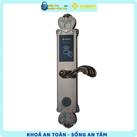 Khóa vân tay Hubert cửa khách sạn KSCG86 AMBER GOLD