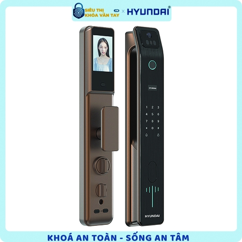 Khóa vân tay Hyundai Cửa Gỗ HY-SLA808F