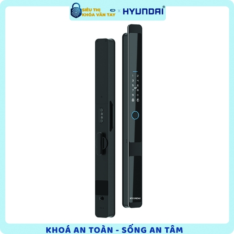 Khóa vân tay Hyundai cửa nhôm HY-SLS005 Black
