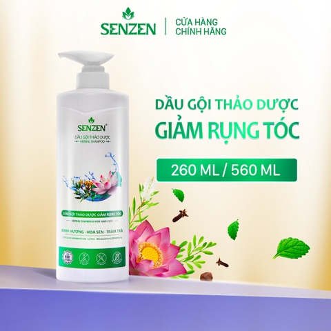 Mua 1 tặng 1 - Dầu Gội Thảo Dược Giảm Rụng SENZEN 560ML