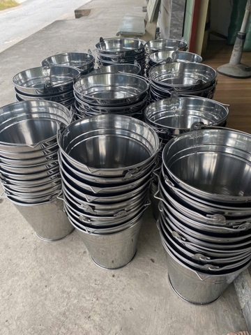 Xô Inox 201 Size 18Cm 20cm 25cm 27cm 30cm 34cm