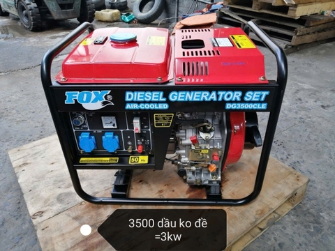 Máy Phát Điện Diesel 5.5KW FOX DG3500CLE