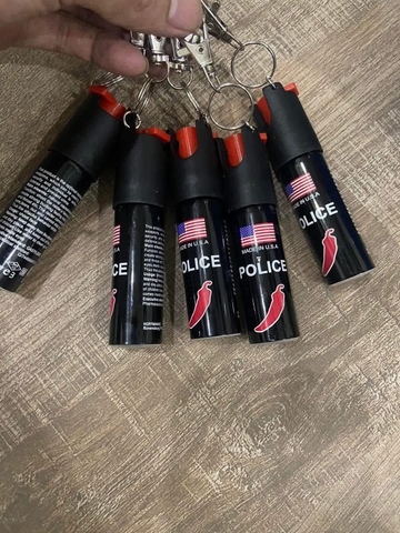 Bình xịt cay móc khoá là gì? Công dụng ra sao?