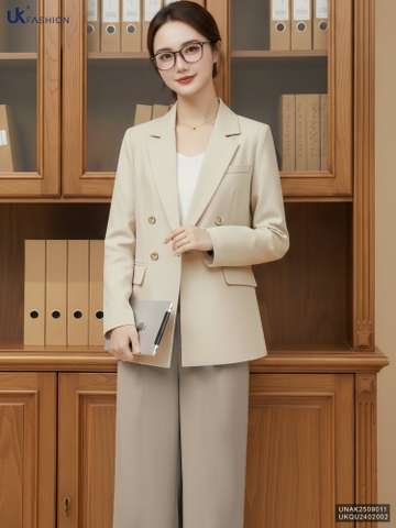 Áo khoác Blazer dáng rộng Unaa UNAK2509011