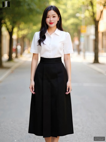 Sơ mi cộc tay Unaa thanh lịch UNSM2507022