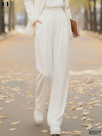 Quần ống rộng Unaa dễ mặc, thoải mái, mềm mịn UNQU2509001