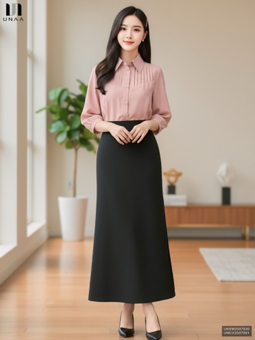 Chân váy đuôi cá Unaa dễ mặc UNCV2507001