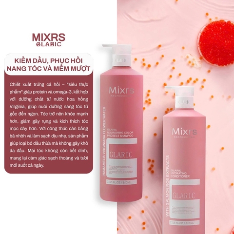 GLARIC HYDRATING CONDITIONER 800ML ( Xả hồng 800ml) - 5061014611977