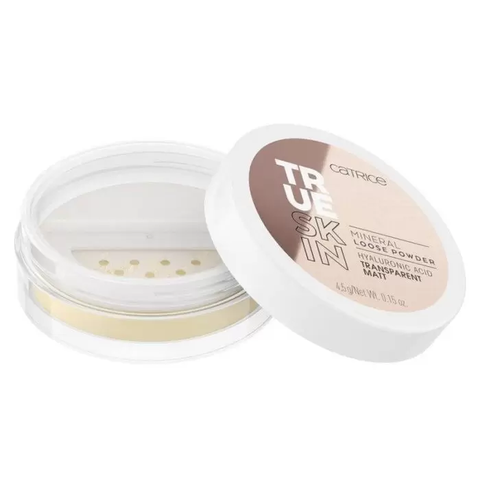 Phấn phủ Catrice True Skin Mineral Loose Powder 010 Transparent Matt - : NUCO E.i G.Kosyl s.j