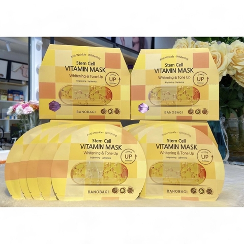 Mặt nạ BANOBAGI Stem Cell Vitamin Mask Whitening And Tone Up