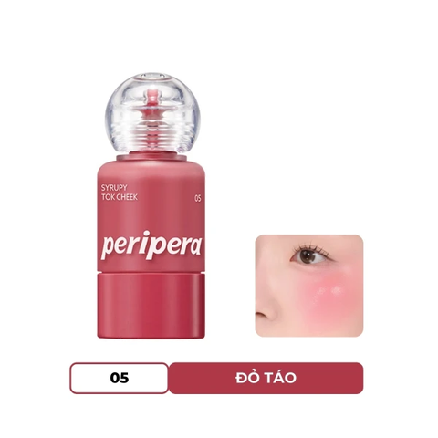 Má hồng kem PERIPERA SYRUPY TOK CHEEK 05 COOL APPLE