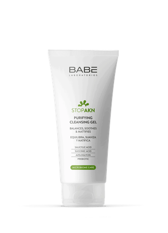Sữa Rửa Mặt Cho Da Dầu Mụn (Laboratorios Babé - Stop Akn Limpiador Purificante / Stop Akn Purifying Cleansing Gel)