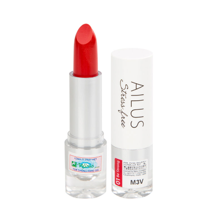 Son lì mịn môi - AILUS STRESSFREE LIPSTICK RD2