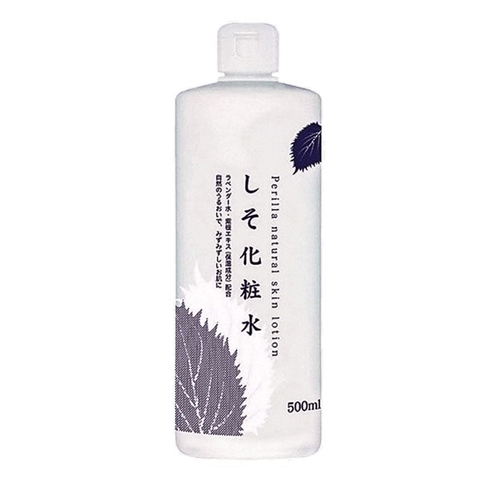 Nước hoa hồng dưỡng da chiết xuất lá tía tô CHINOSHIO 500ml-4571243111021