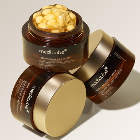 Kem dưỡng trắng da Medicube Deep Vita C Capsule Cream 55g
