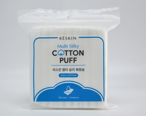 Bông tẩy trang hiệu Ibeaudy Reskin, miếng vuông,180miếng/gói