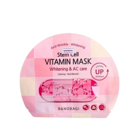 Mặt nạ BANOBAGI Stem Cell Vitamin Mask Whitening And AC Care