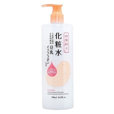 Nước hoa hồng chiết xuất đậu nành SHIKIORIORI Soymilk Lotion 500ml