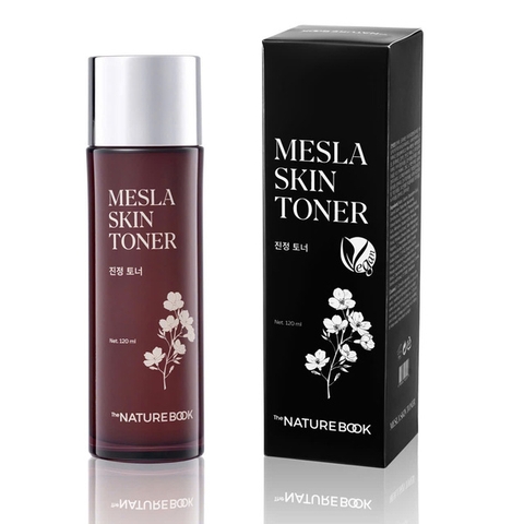 Nước hoa hồng làm sạch,làm trắng,chống nhăn da,hỗ trợ giúp giảm thâm nám da (THE NATURE  BOOK MESLA SKIN TONNER),Thể tích 120ml