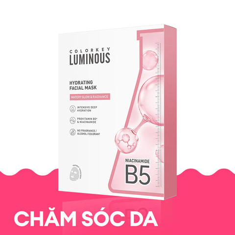 Mặt nạ dưỡng ẩm Colorkey 25ml x 10 pcs COLORKEY HYDRATING FACIAL MASK 25ml*10 pcs