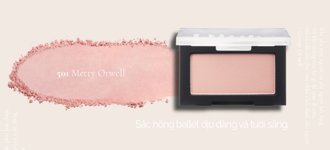 Phấn má Dinto Blur-Finish All that Moments Blusher 501 Merry Orwell-4.4g
